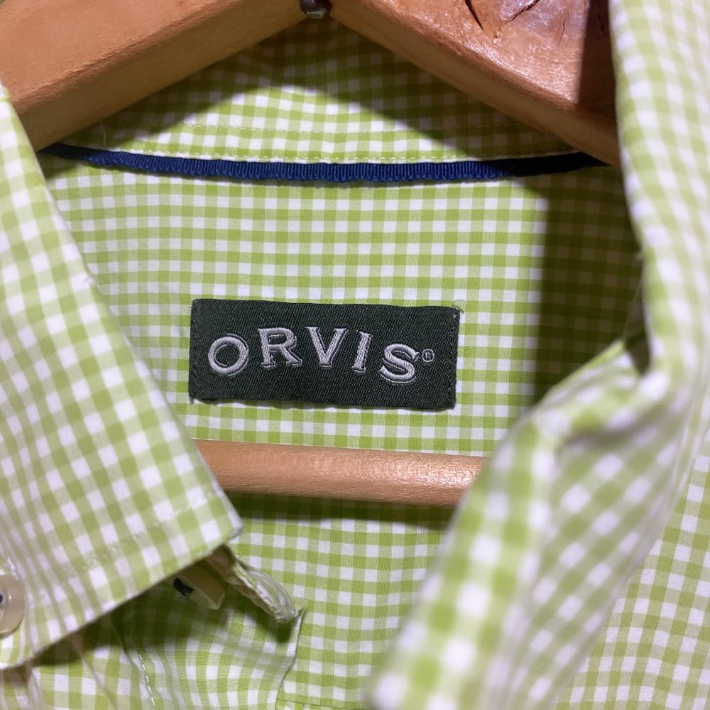 Orvis tattersall button down shirt